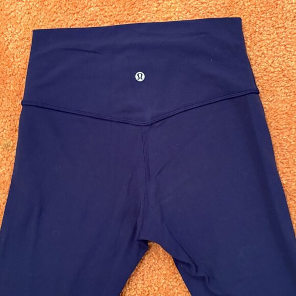 Lululemon Align Crop 19" High-Rise Yoga Leggings Blueberry Jam 6 - Picture 6 of 7
